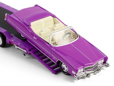 1974 CADILLAC ELDORADO & 1972 CHEVROLET C30 TRUE ROMANCE 1/64