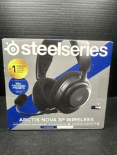SteelSeries Arctis Nova 3P Wireless Gaming Headset Multi-Platform, Black, New 