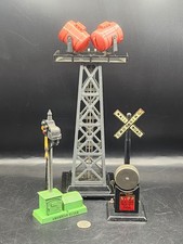 Set Of 3 1950's O Gauge Train Accessories. Marx, American Flyer. Not Tested