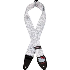 Fender x Hello Kitty Poly Guitar Strap - White