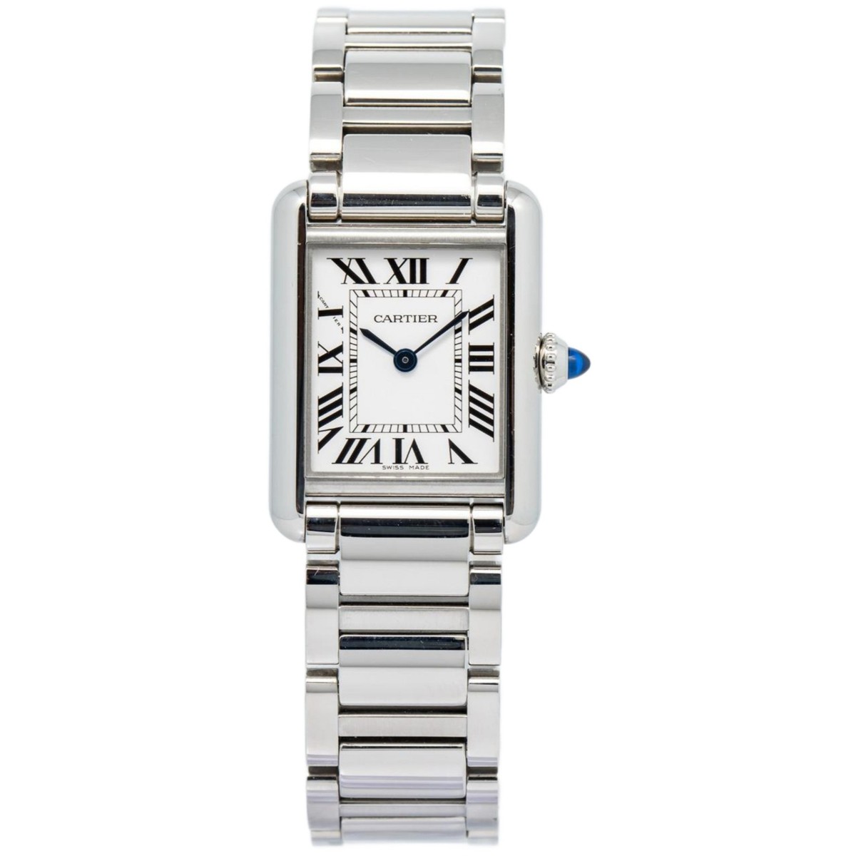 Cartier Tank Must 4322 WSTA0051 MINT Silver Dial Quartz Ladies