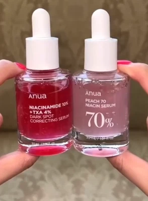 PLUS ANUA Peach 70% Niacin Serum Niacinamide 10% + TXA 4% Dark Spot Correcting Serum~