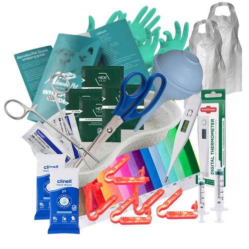 Abnoba Alpha Dog COMPLETE Puppy Whelping Kit Aspirator, puppy birthing 