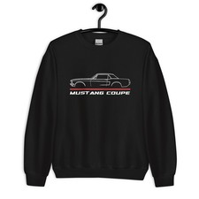 Premium Sweatshirt For Mustang Coupe 1968 Car Owners Birthday Gift
