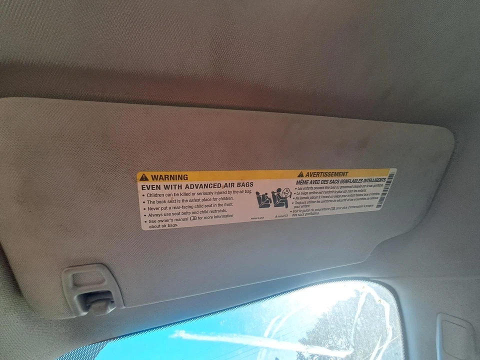 Parasol derecho usado se adapta a: 2014 GMC Acadia iluminado grado derecho A Foto 2 de 4