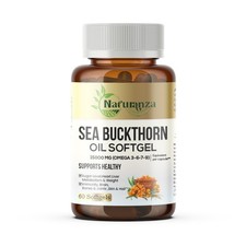 Sea buckthorn oil veg capsules, omega 3,6,7,9 supplements for skin, hair, nail.