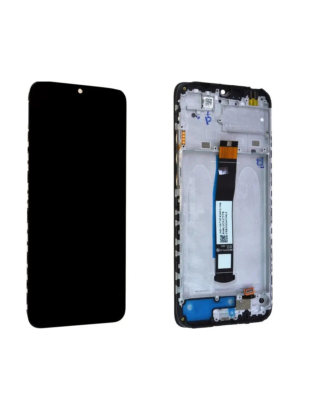 Bloc Écran Redmi 10C Noir Afficheur LCD tactile et Châssis Poco C40