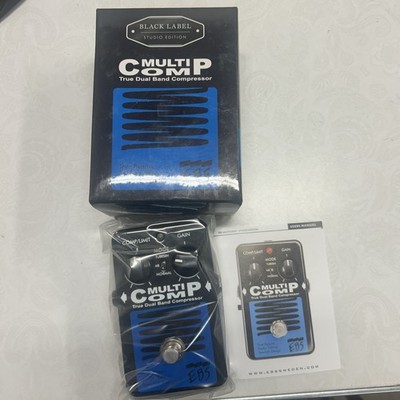 EBS Multicomp True Dual Band Compressor Effect Pedal- New!