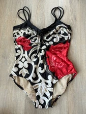 Gottex Vintage Lace Front Swimsuit 80’s 90’s. No Label Size.