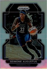 2022 Panini Prizm WNBA Prizms Silver #44 Seimone Augustus - BSK