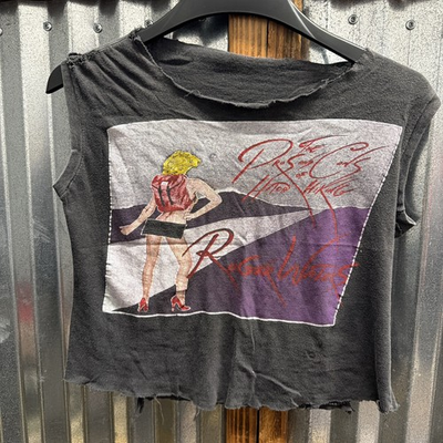 #ad Vintage 1985 Roger Waters Pros and Cons Of Hitchhiking Tour Distressed Shirt $39.99