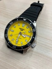 Seiko Crown Hand Wound Watch 1964 36mm Dolphin Hands Diashock Toshiba Logo