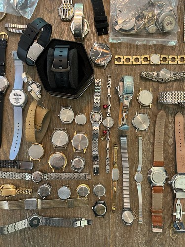 9.3 Lbs. of Used Watch Parts - Citizen, Croton, Michelle, Movado, & More - Picture 19 of 24