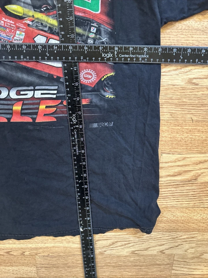 Vintage NASCAR Jeremy Mayfield Y2K Dodge XL Black 2002 - Image 4 of 4