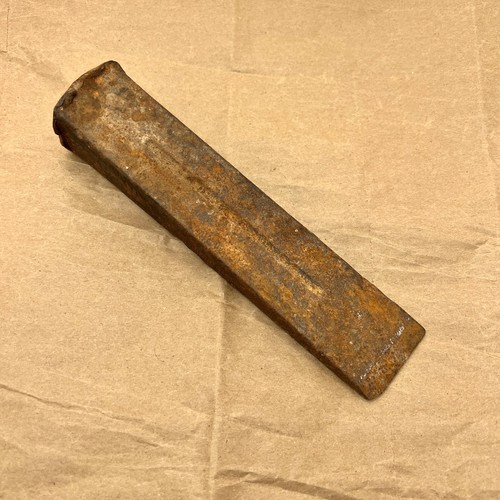 Vintage Manual Log Splitter Wedge 8.5” Heavy Duty Metal 4 lb
