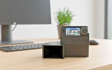 SI4732 Mini Stand – Black, Compact & Sturdy