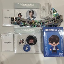 Shota Watanabe SnowMan Soft Vinyl Taipei Bangkok Can Badge Photo Card From Japan