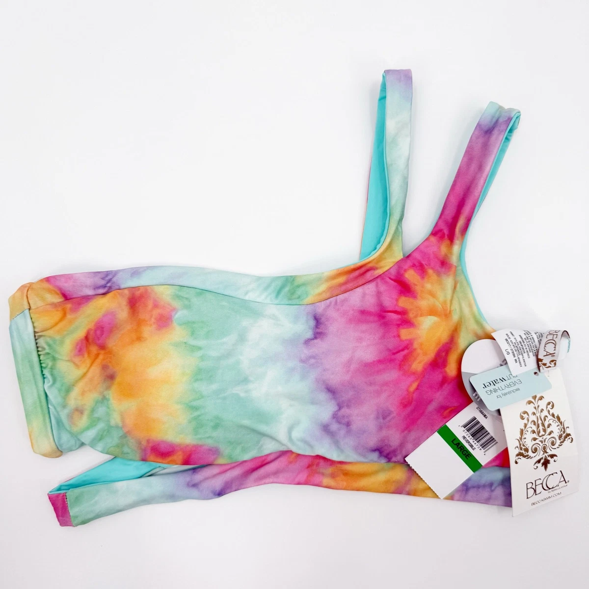 Maillot De Bain Tankini BECCA Réversible Tropical - Taille S - Neuf Avec étiquettes