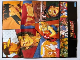 Sega Saturn Last Bronx w/Spine Sticker Poster SS Fighting Game JAPAN JP