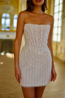 beaded white mini dress Izabel Fringe Strapless keeping them out of vulnerable situations and giving them the dignity of fair work Izabel Beaded Fringe Strapless Mini