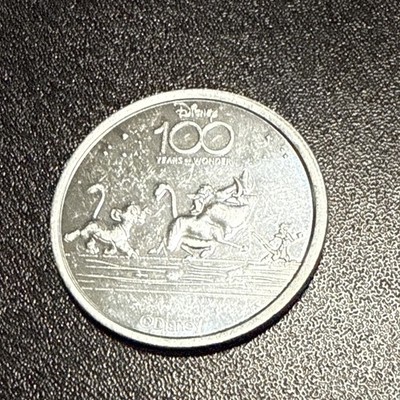 Disneyland 100 Years of Wonder Medallion Simba Pumbaa Timon