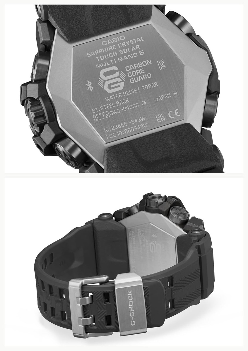 Unused CASIO G-SHOCK GWG-B1000EC-1AJF Black MUDMASTER Radio Men's