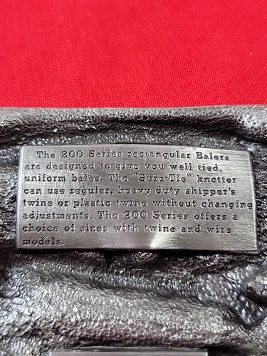Massey Ferguson 200 Series Balera Summer 1985 Belt Buckle 341/4000 - Picture 3 of 5