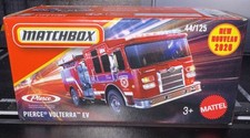 2026 MATCHBOX PIERCE VOLTERRA EV Fire Truck New In Package POWER GRABS F Engine