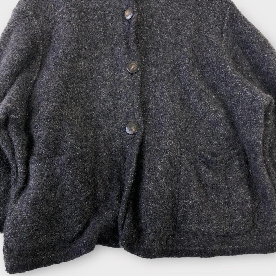 Gucci Knit Jacket Alpaca Mohair GG Buttons Wool Luxury Used Japan - Image 4 of 4