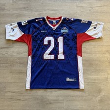 Reebok Barber #21 New York Giants NFL Pro Bowl 2007 Jersey Blue Red White 56