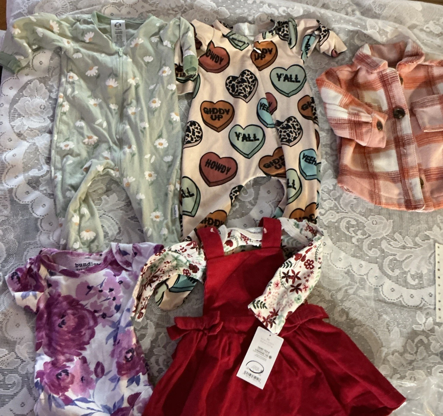 Baby Clothes Lot Girl Mix3 To 6 Month
Opens in a new window or tab