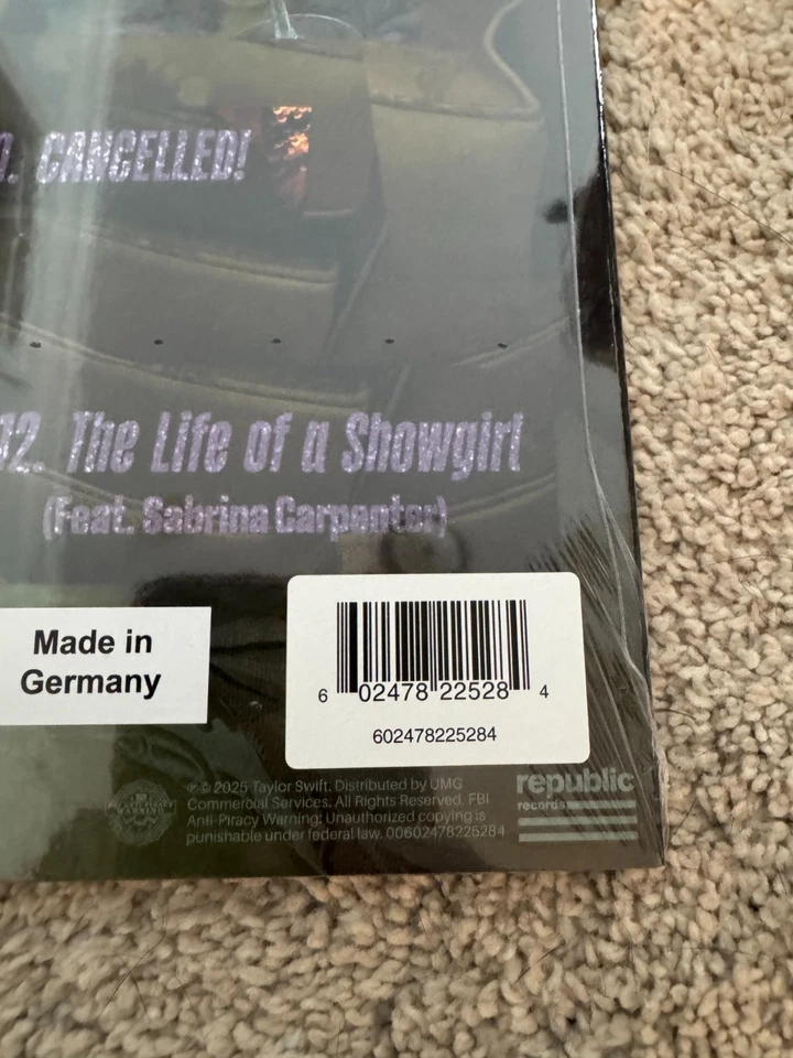 Taylor Swift The Life Of A Showgirl Limited Edition Vinyls Set Of 6 - Image 4 of 4