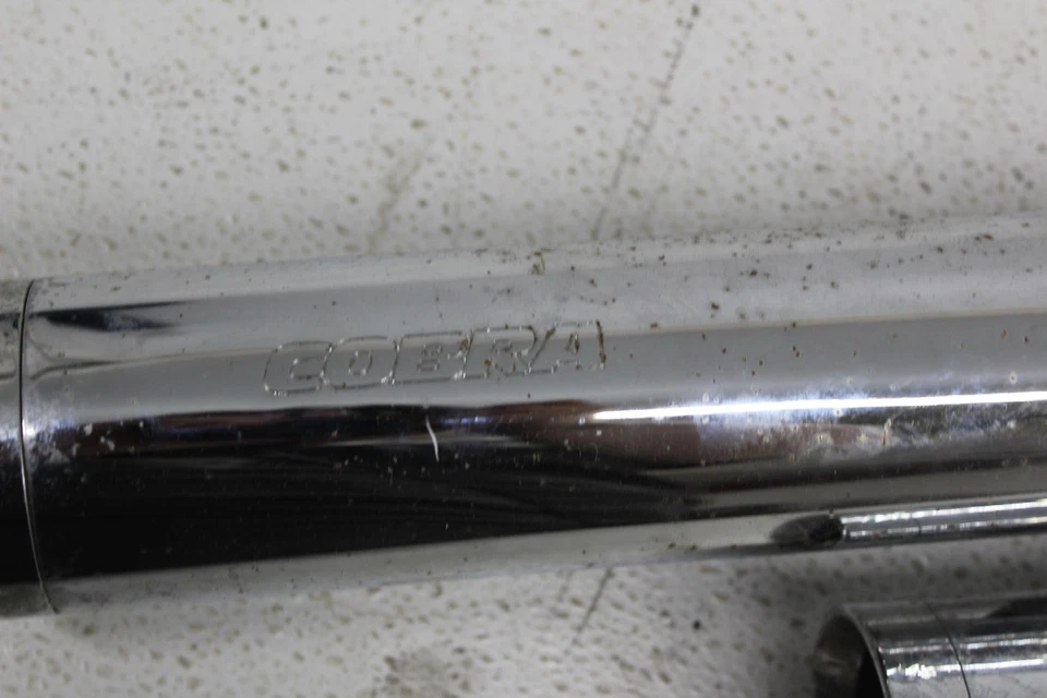 For Harley Davidson Softail Exhaust Cobra Straightshots Header Head Pipe - Image 2 of 4