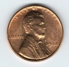 1944 UNCIRCULATED Lincoln Wheat Cent - Actual Coin Shown