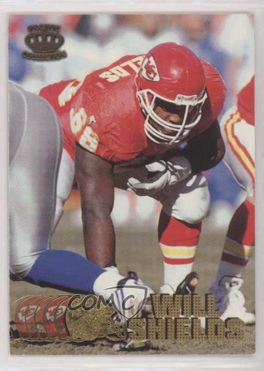 1997 Pacific Crown Collection Will Shields #207 HOF 0j1l