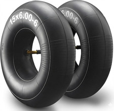 15x6.00-6" Inner Tubes, 2 Pack Heavy Duty 15x6-6 Replacement Tire Inner Tube wit
