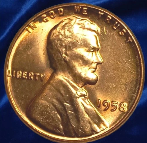 1958 Lincoln Wheat Cent - Premium GEM BU