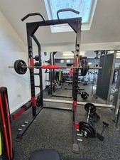 Squat rack with pull up bar.