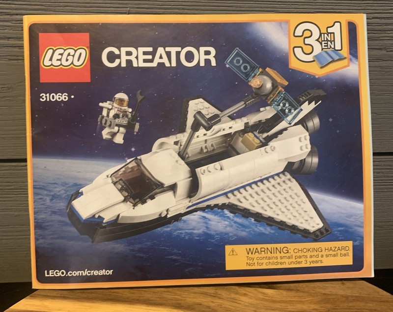 LEGO Creator~instruction Manual~#31066~2017~3 In 1 Space Shuttle Explorer