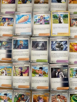   Pokémon Karten Sammlung Deutsch  | 50 - 500 Trainer Karten  