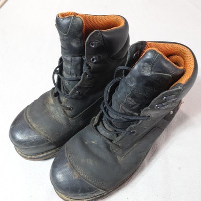 Timberland PRO Work Boots Mens Size 13 Black 6in Safety Toe Anti-Fatigue A1FZP