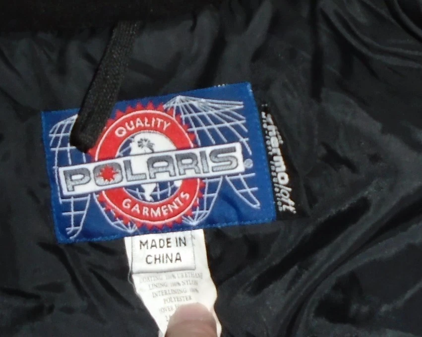 Vintage Polaris Indy Jacket Winter Coat Medium  Snowmobile Jacket - Image 3 of 3