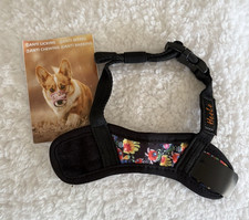 Dog Muzzle Black Floral Heele Size XS NEW
