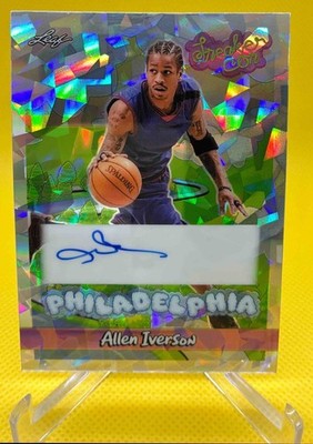 2026 Leaf Baseball Metal Allen Iverson Auto /75 PROMO-29