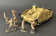 Forces of Valor 1:32 German Sturmgeschutz StuG WWII Tank  British 8th Army Figs
