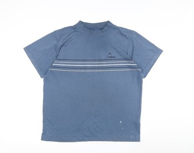 Herren T-Shirt UK Größe S HEAD Blau Baumwolle