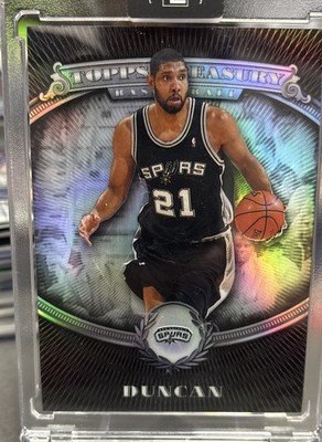 2008-09 Topps Treasury - Tim Duncan #4 Silver Refractor /199