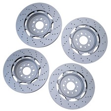 Frontrear For 17-24 Alfa Romeo Giulia Stelvio Quadrifoglio 2.9l V6 Brake Rotors