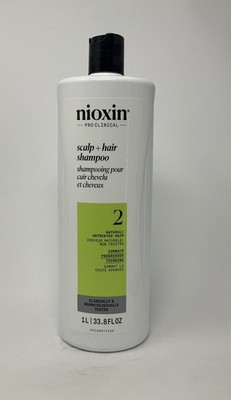 Nioxin System 2 Shampoo Fine/Thinning Hair 33.8 oz Packaging May Vary, No Seal
