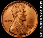 1953-D Lincoln Wheat Cent- Choice Gem Brilliant Uncirculated No Reserve #J7070